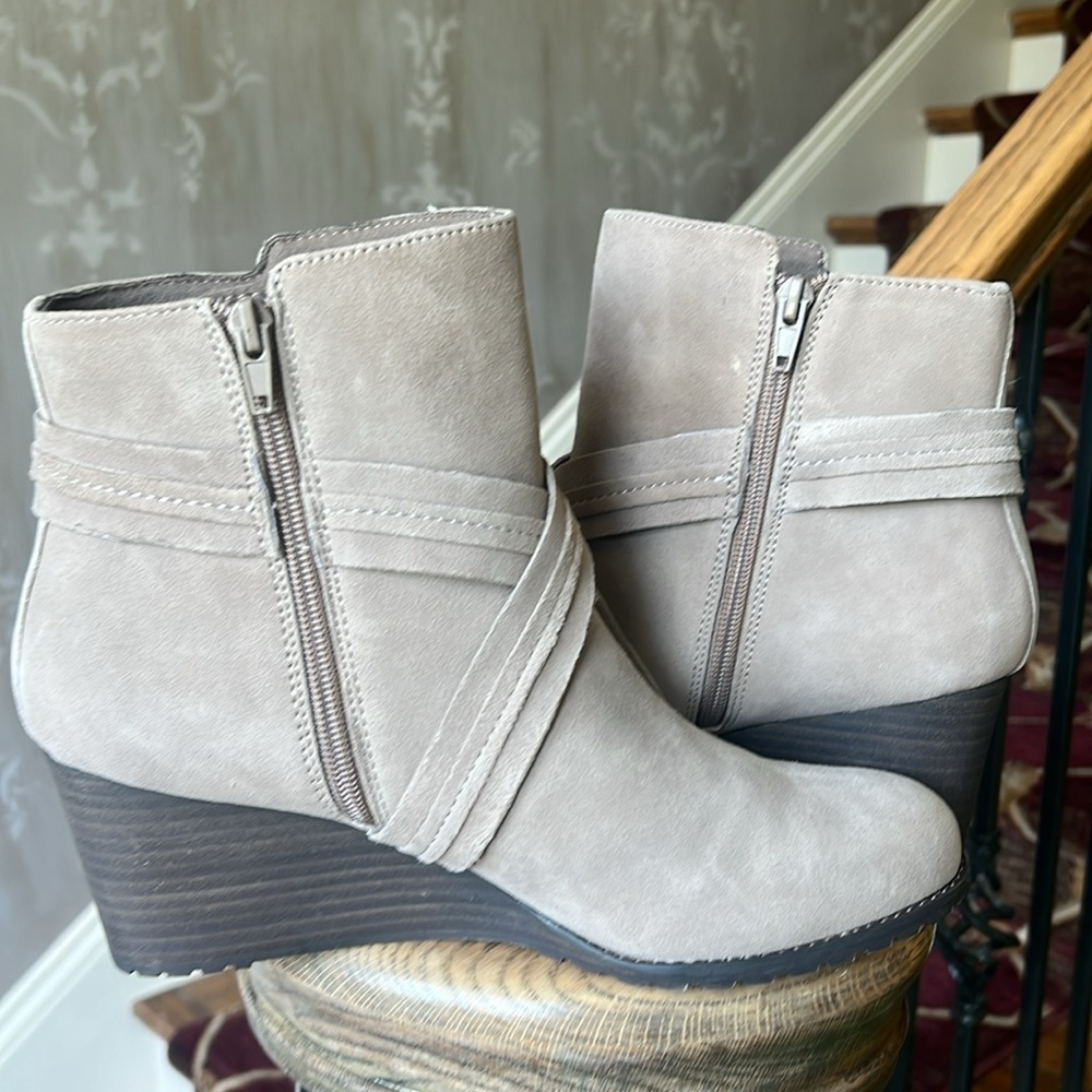 Rockport Lucinda beige leather ankle boots new without tags NWOT Lady, size 10 - Picture 10 of 10